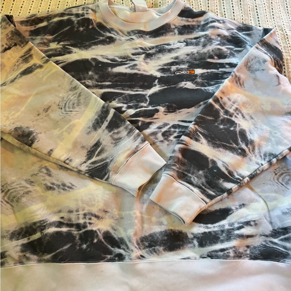 Nike ACG Black and Cream Swirl Sweatshirt